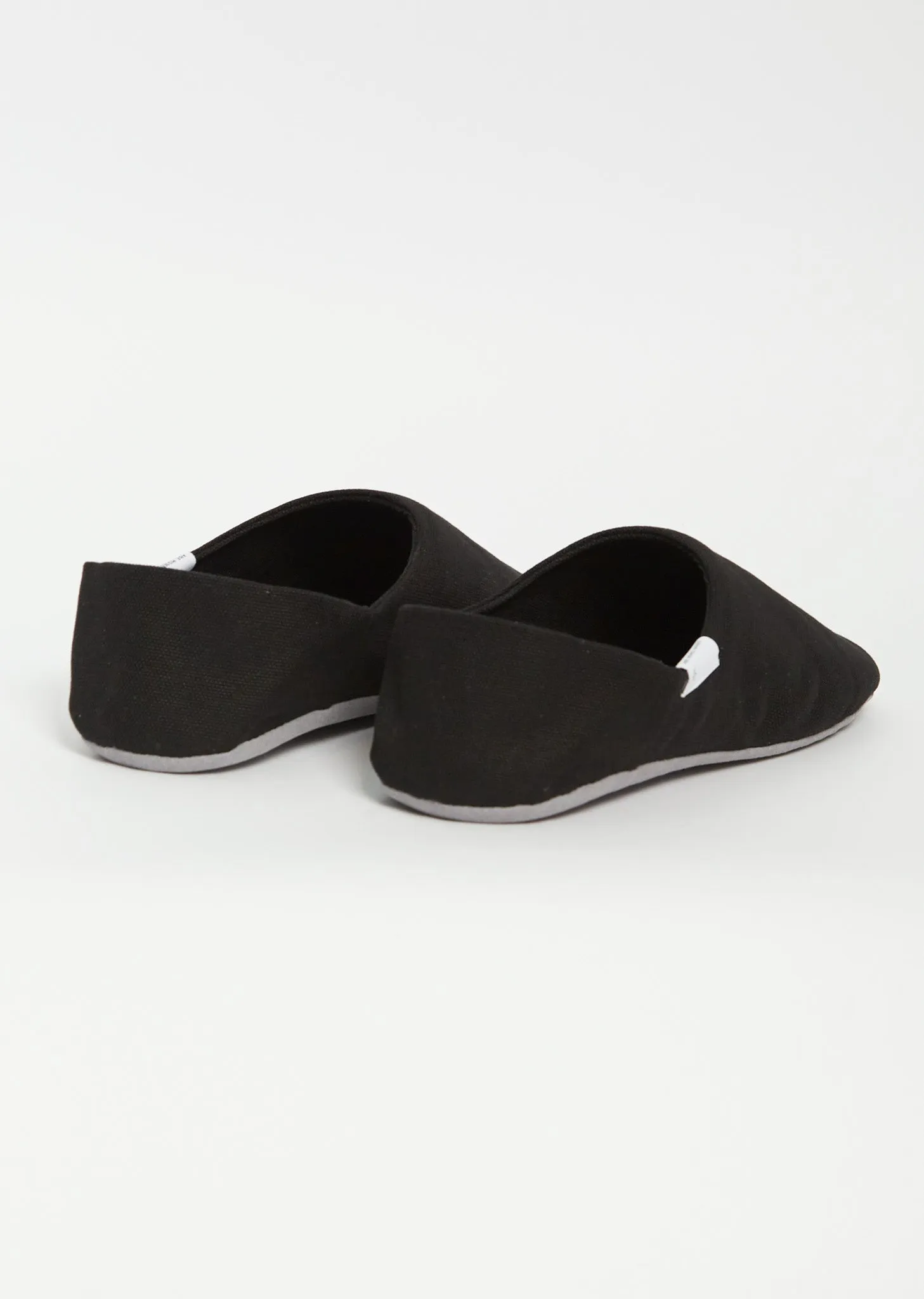 Abe Canvas Home Shoes - Black