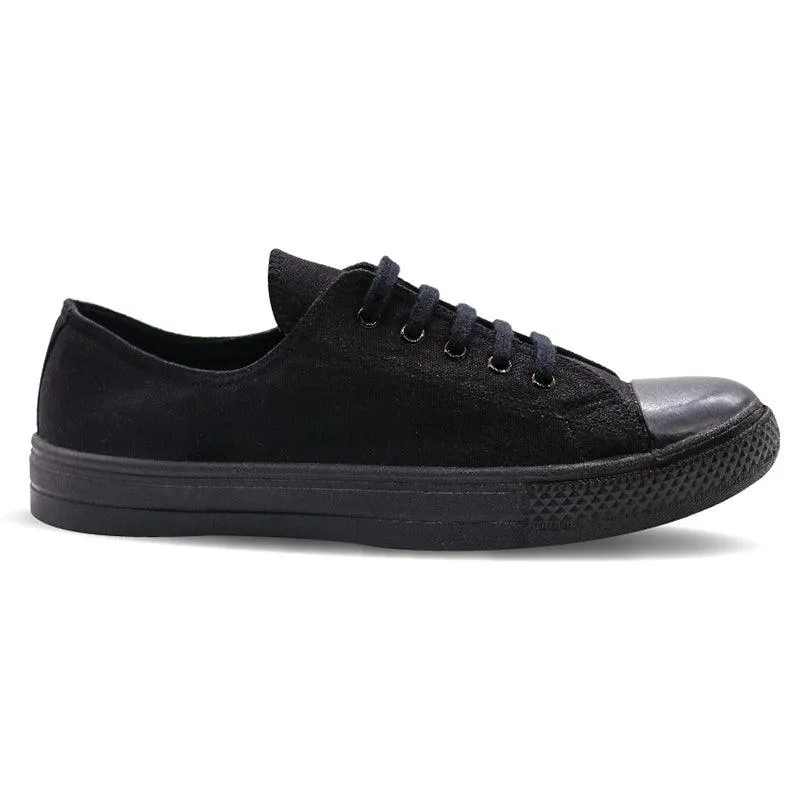 Amka Canvas Shoes - Black