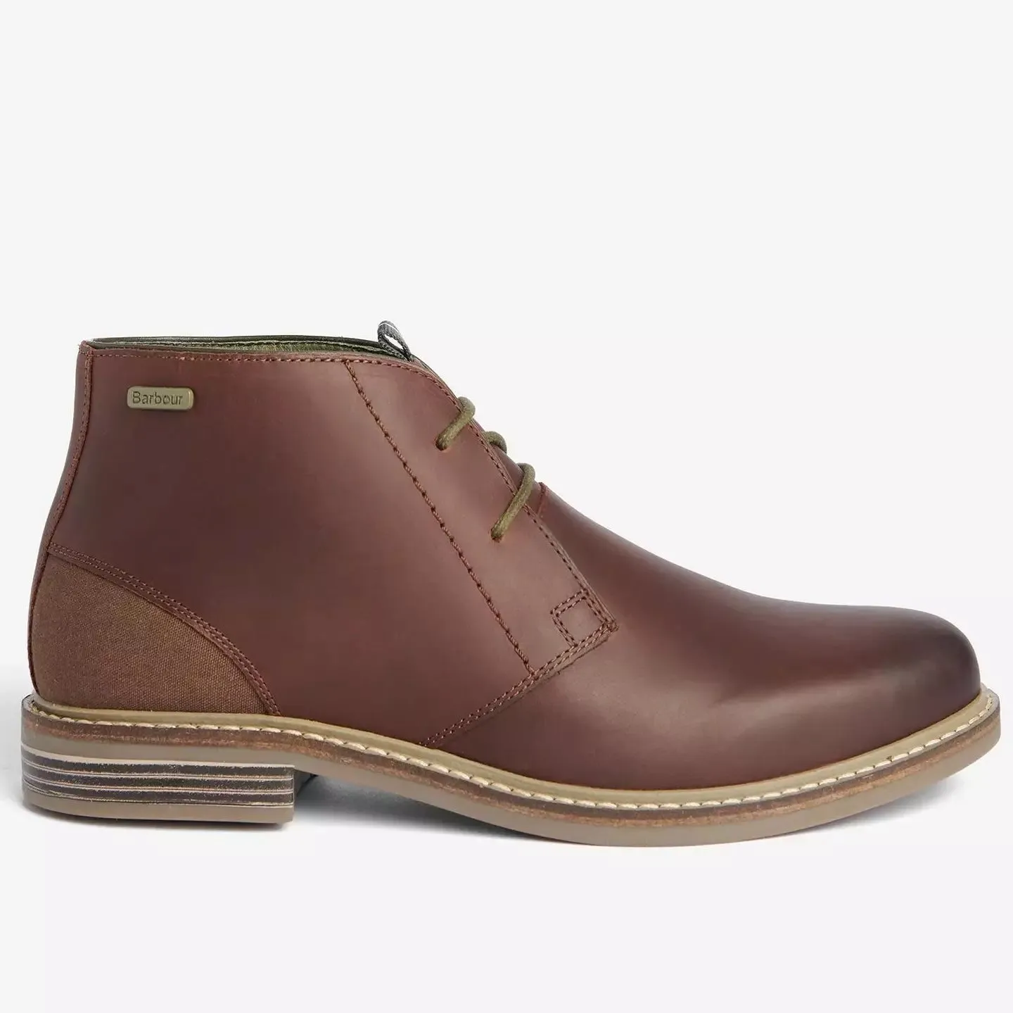 Barbour Boots Redhead Chukka Boots in Oxblood brown leather MFO0138RE72