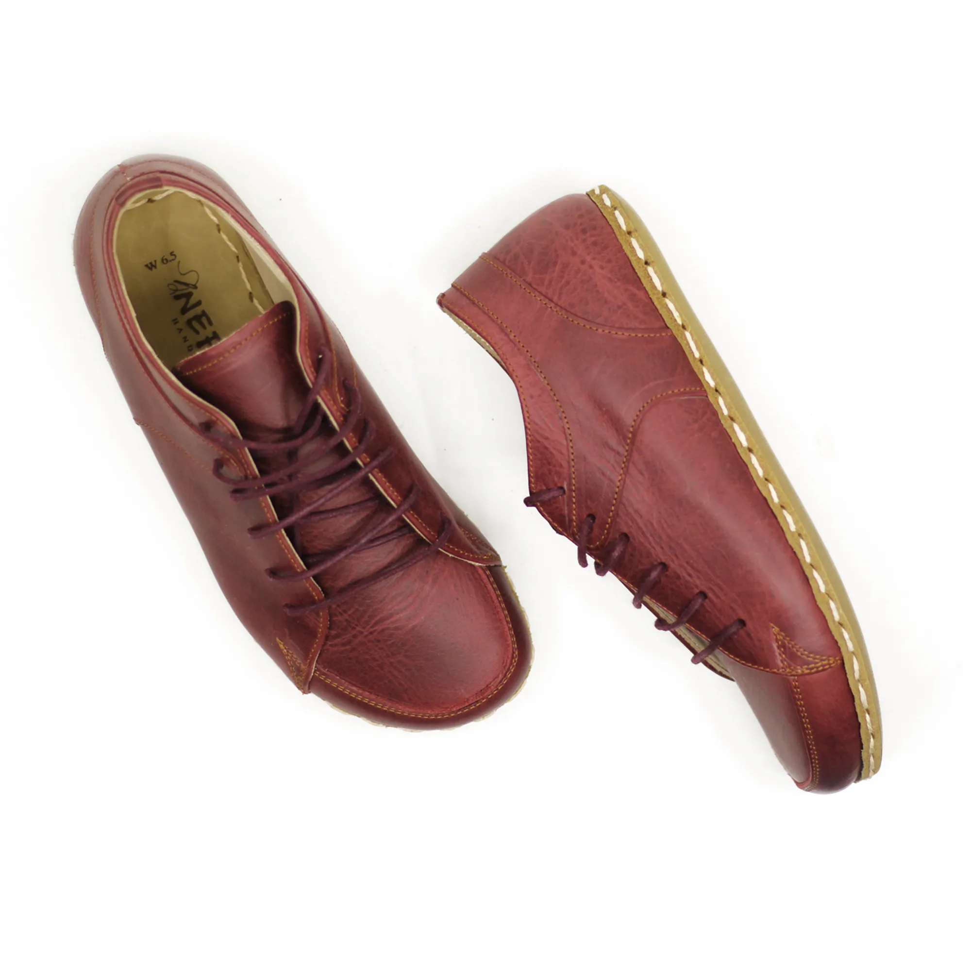 Barefoot Sneaker Crazy Burgundy for Men