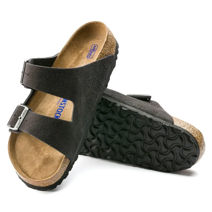 Birkenstock Arizona Soft Footbed - Velvet Gray Suede