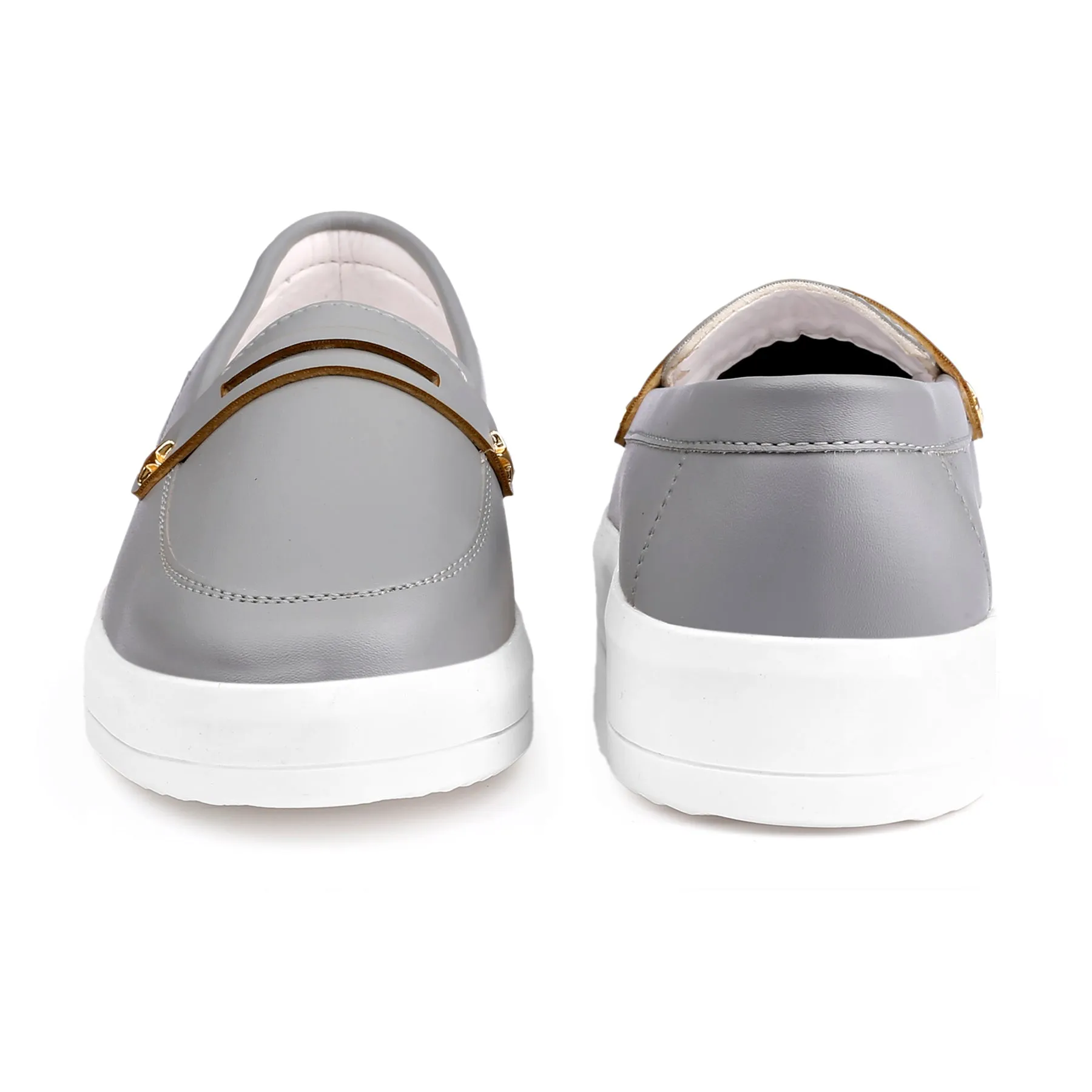 Bxxy's Street Style Fashionable Ladies Slip-on Loafers