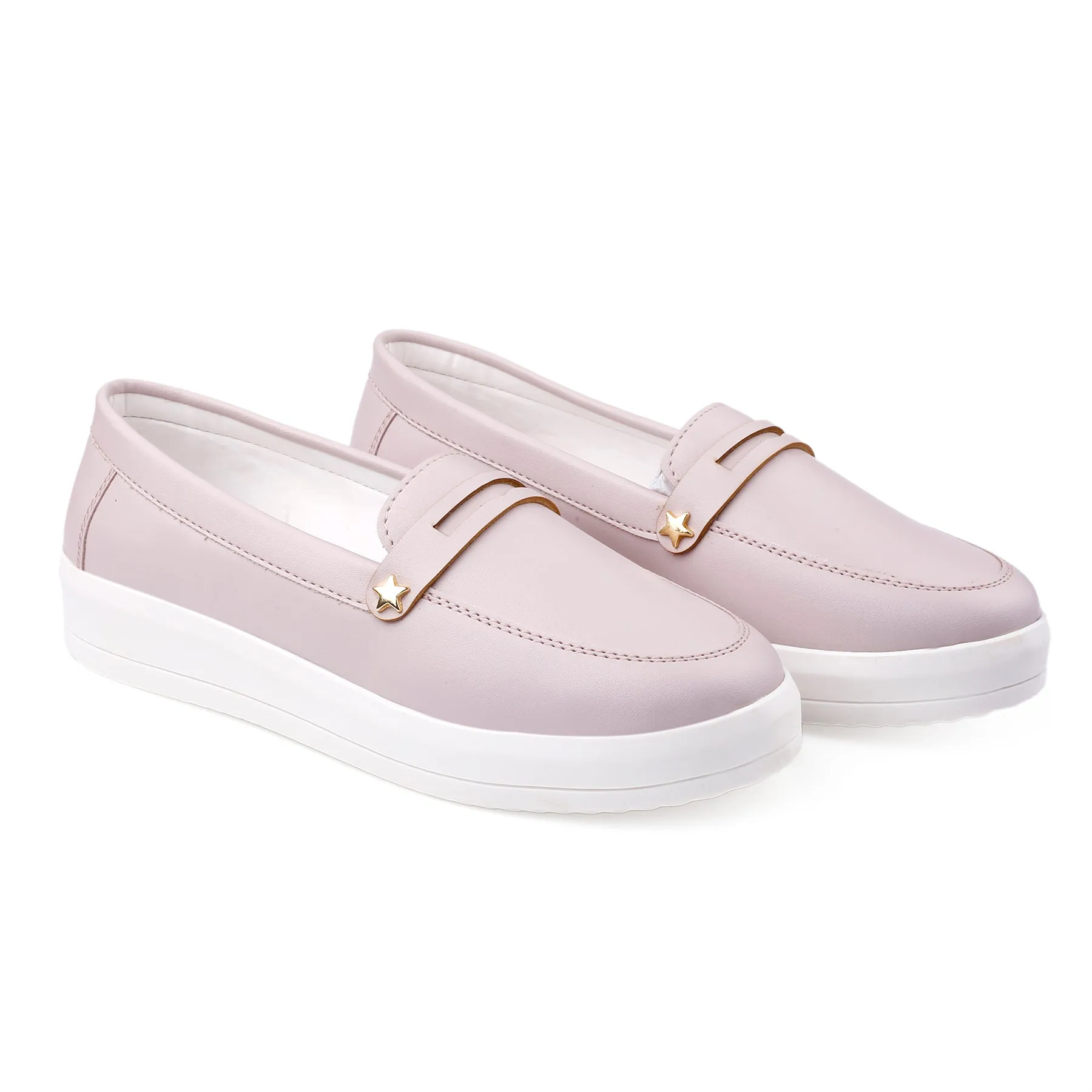 Bxxy's Street Style Fashionable Ladies Slip-on Loafers