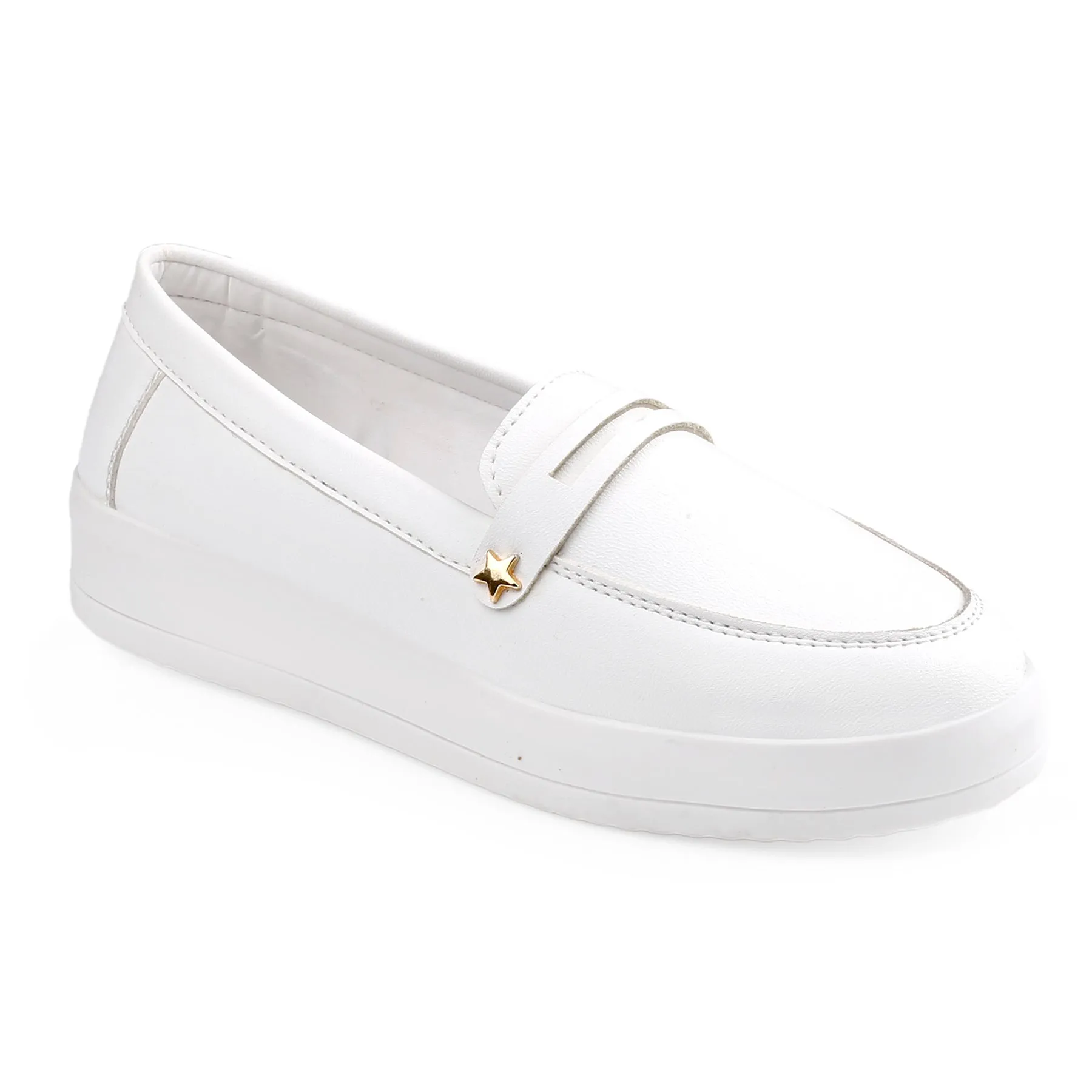 Bxxy's Street Style Fashionable Ladies Slip-on Loafers