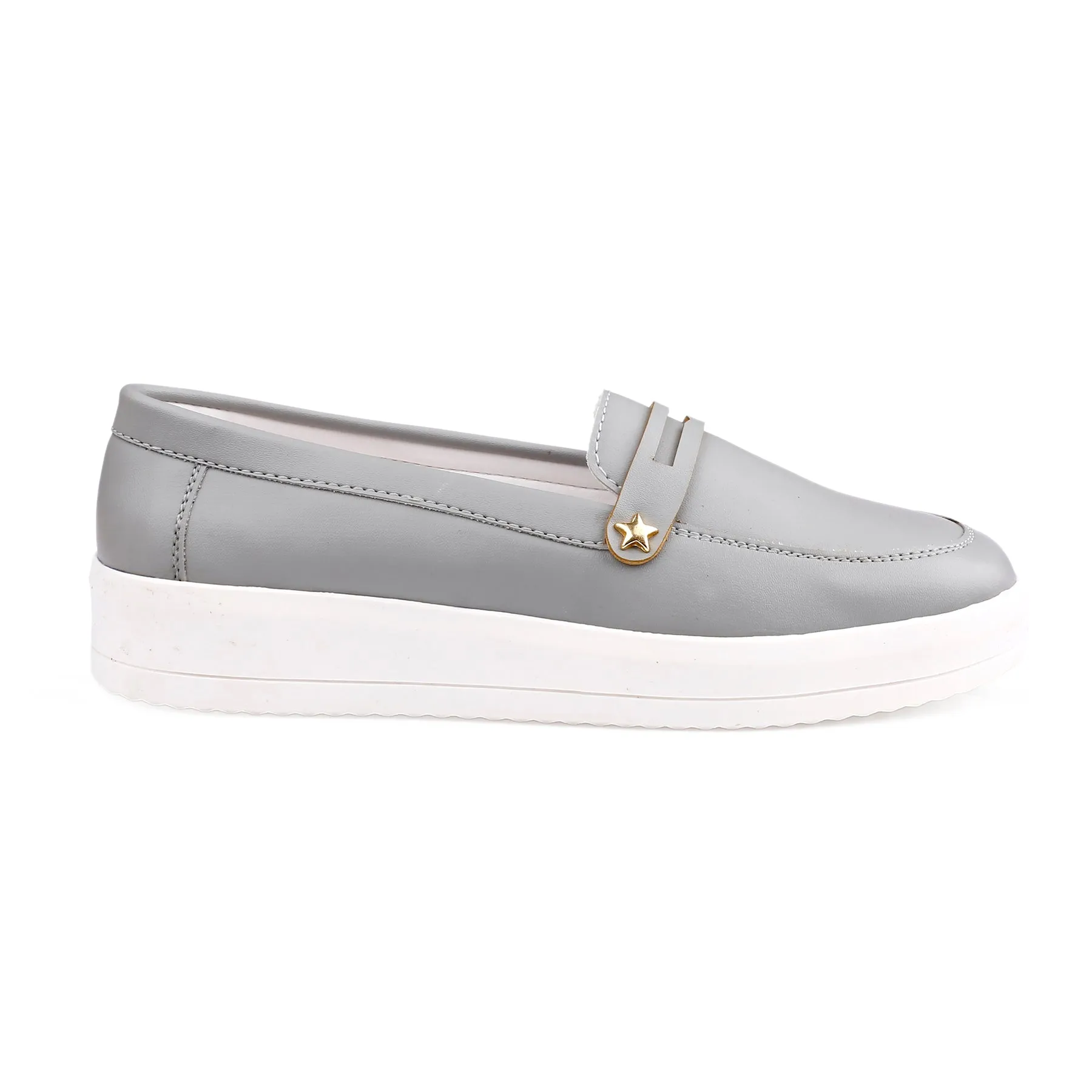 Bxxy's Street Style Fashionable Ladies Slip-on Loafers