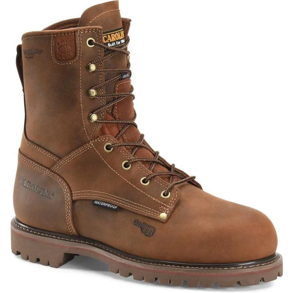 Carolina Men's 28 Series 8" Composite Toe Insulated Work Boot - Brown- CA9528