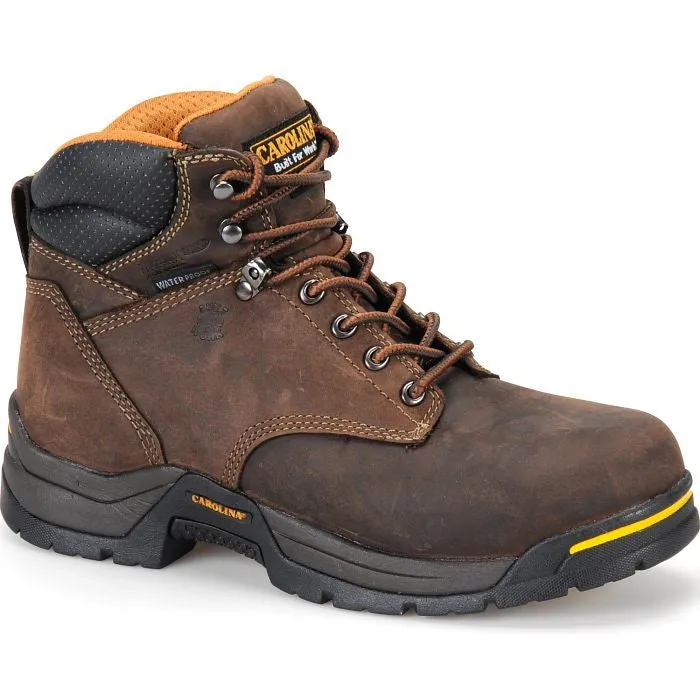 Carolina Men's Bruno Lo 6" Soft Toe WP Insulated Work Boot -Brown- CA5021