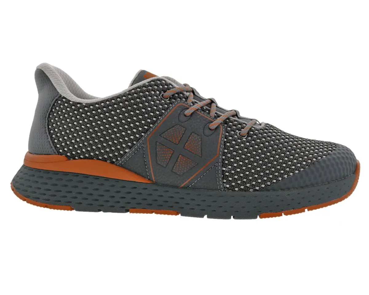 Drew Perform Men's Athletic Walking Shoe In Grey Combo