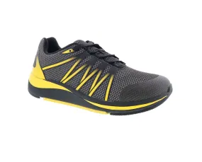 Drew Player Men Athletic Shoe In Black/yellow Combo