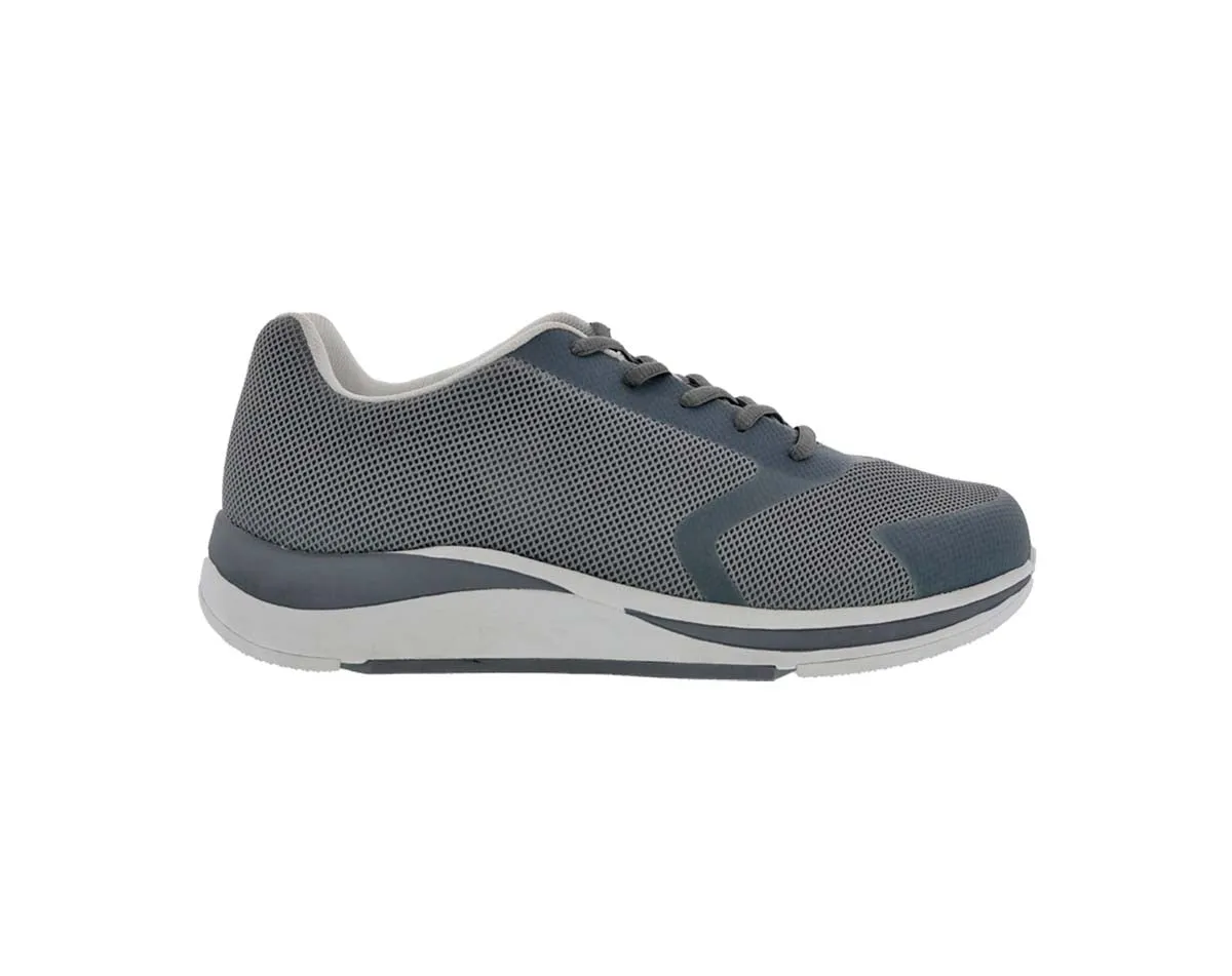 Drew Stable Men Sneaker In Grey Mesh