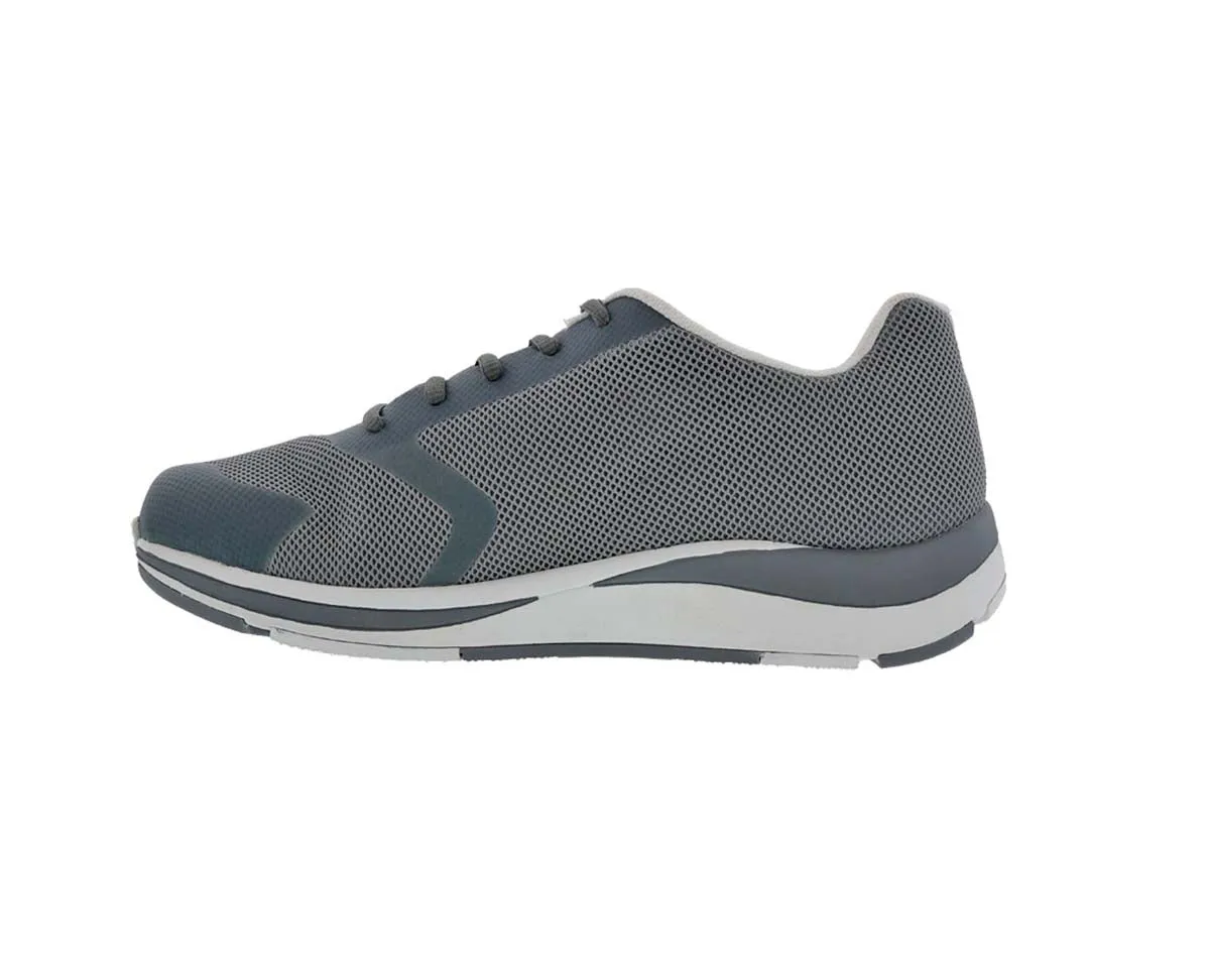 Drew Stable Men Sneaker In Grey Mesh