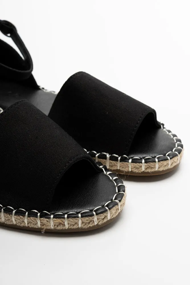 Espadrille Sandal Black