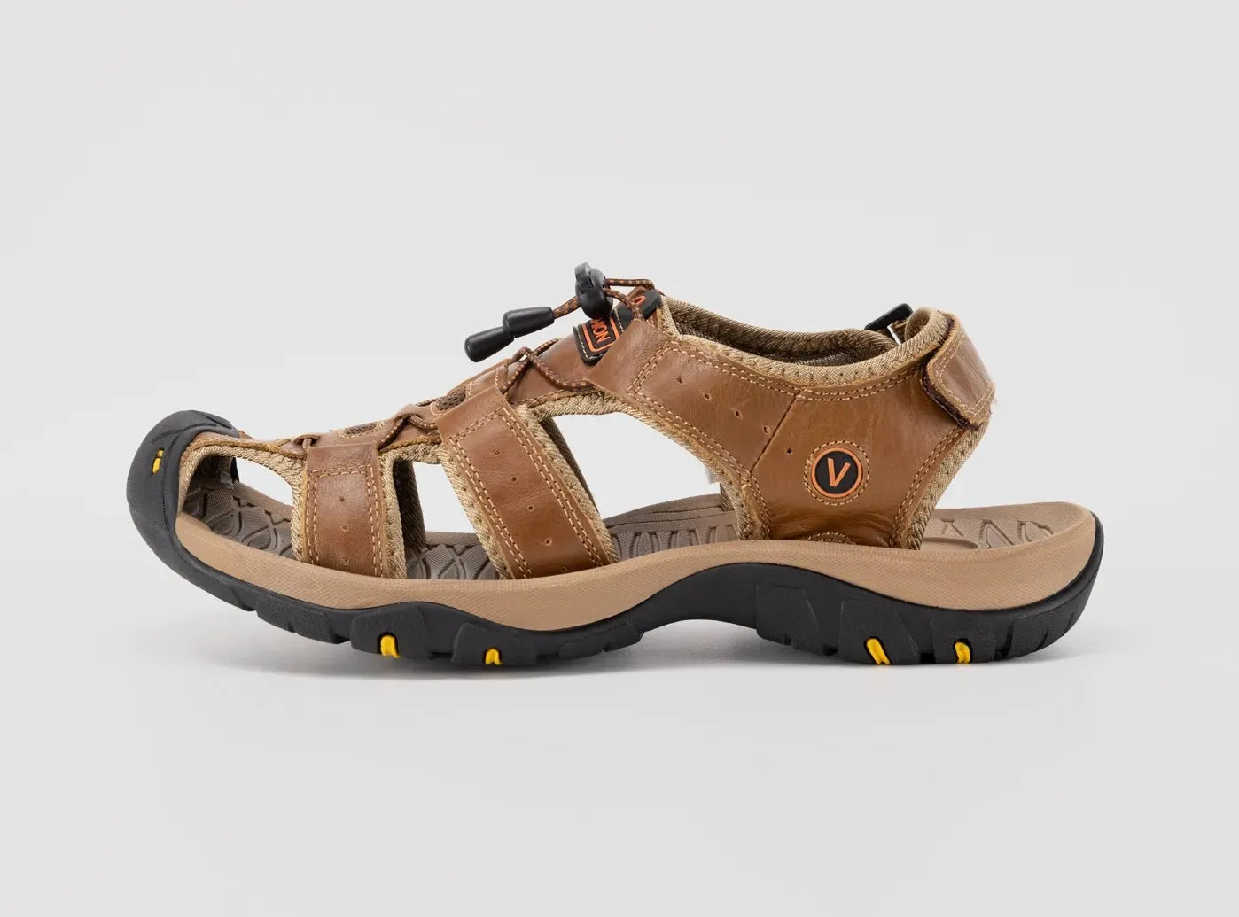 FitVille Men's TrekToe Sandals