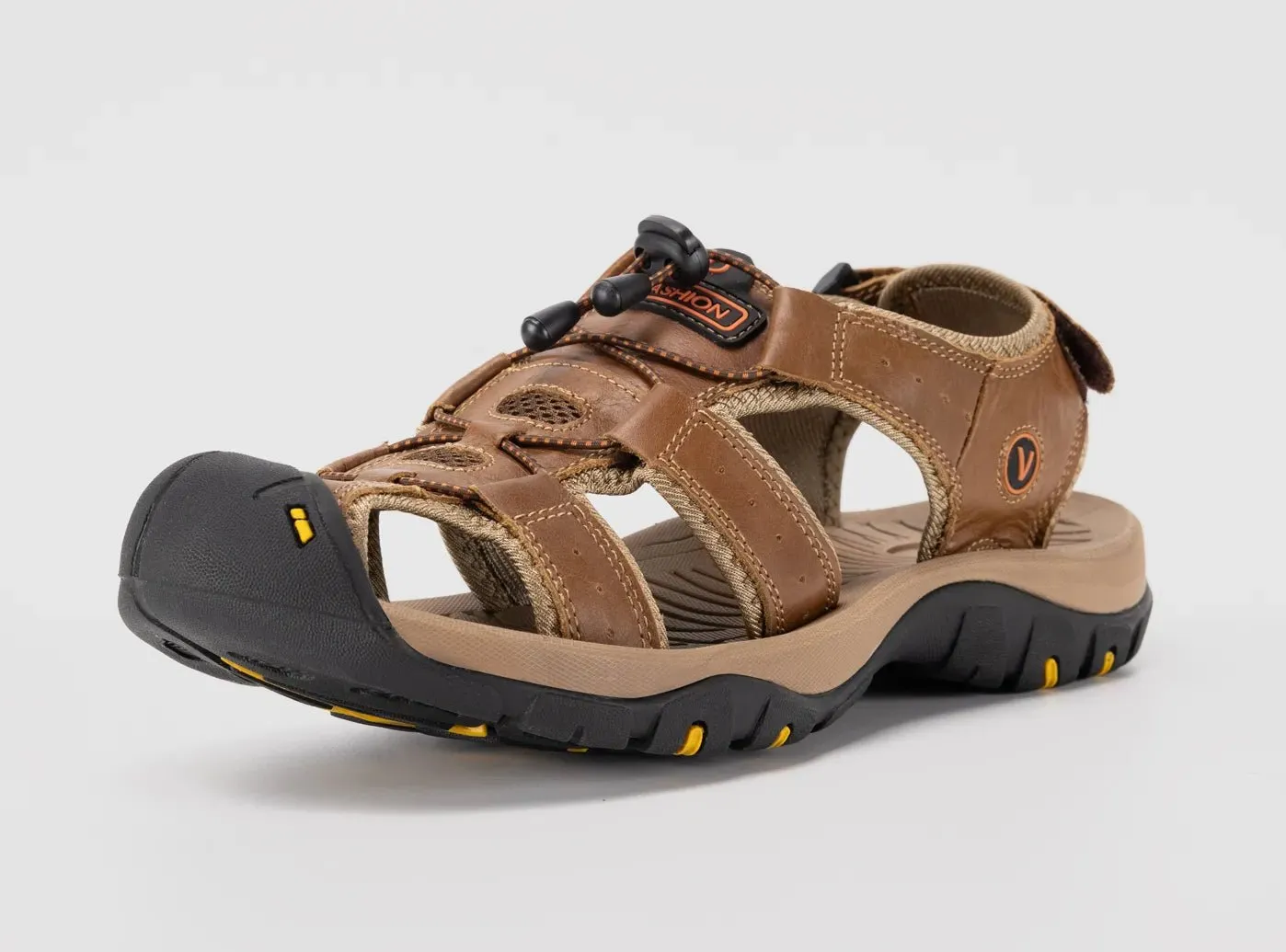 FitVille Men's TrekToe Sandals