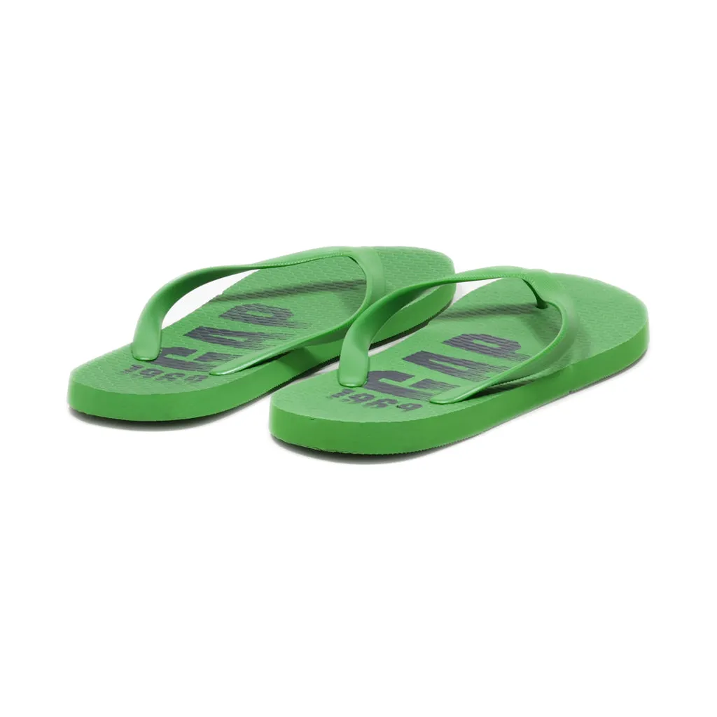 Gap Flip Flops Rubber Green Colour For Men