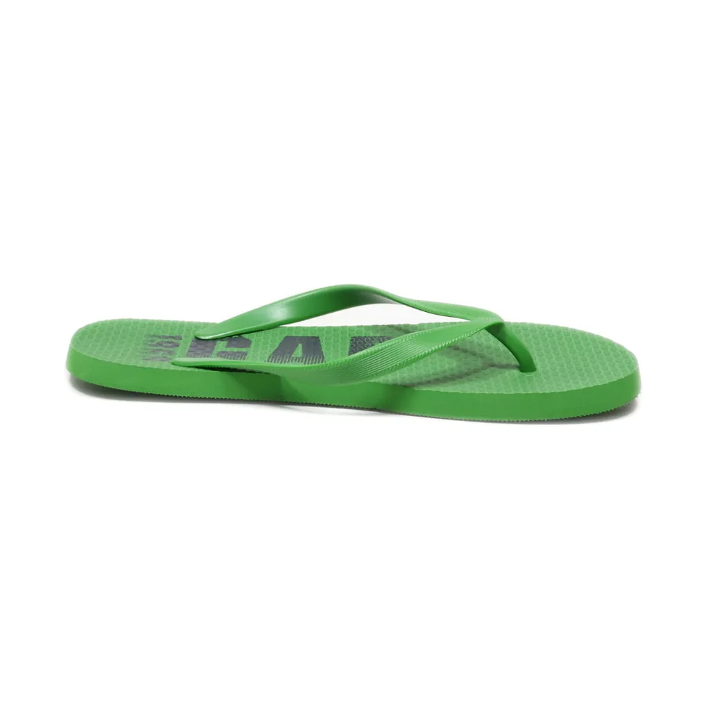 Gap Flip Flops Rubber Green Colour For Men