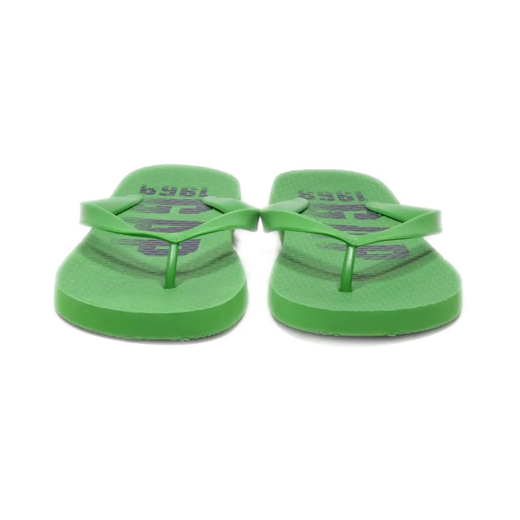 Gap Flip Flops Rubber Green Colour For Men