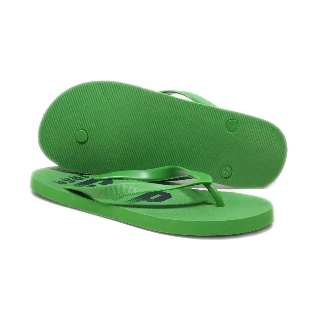 Gap Flip Flops Rubber Green Colour For Men