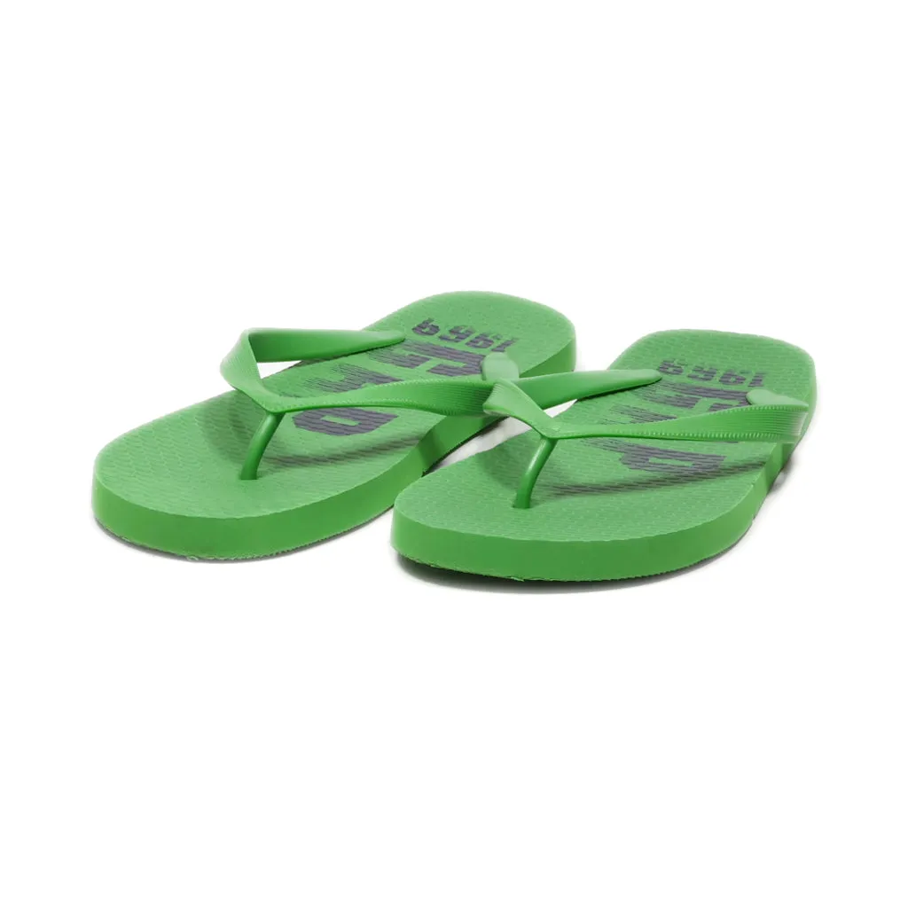 Gap Flip Flops Rubber Green Colour For Men