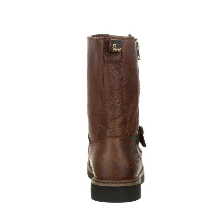 Georgia Boot Side-Zip Waterproof Work Wellington G4124