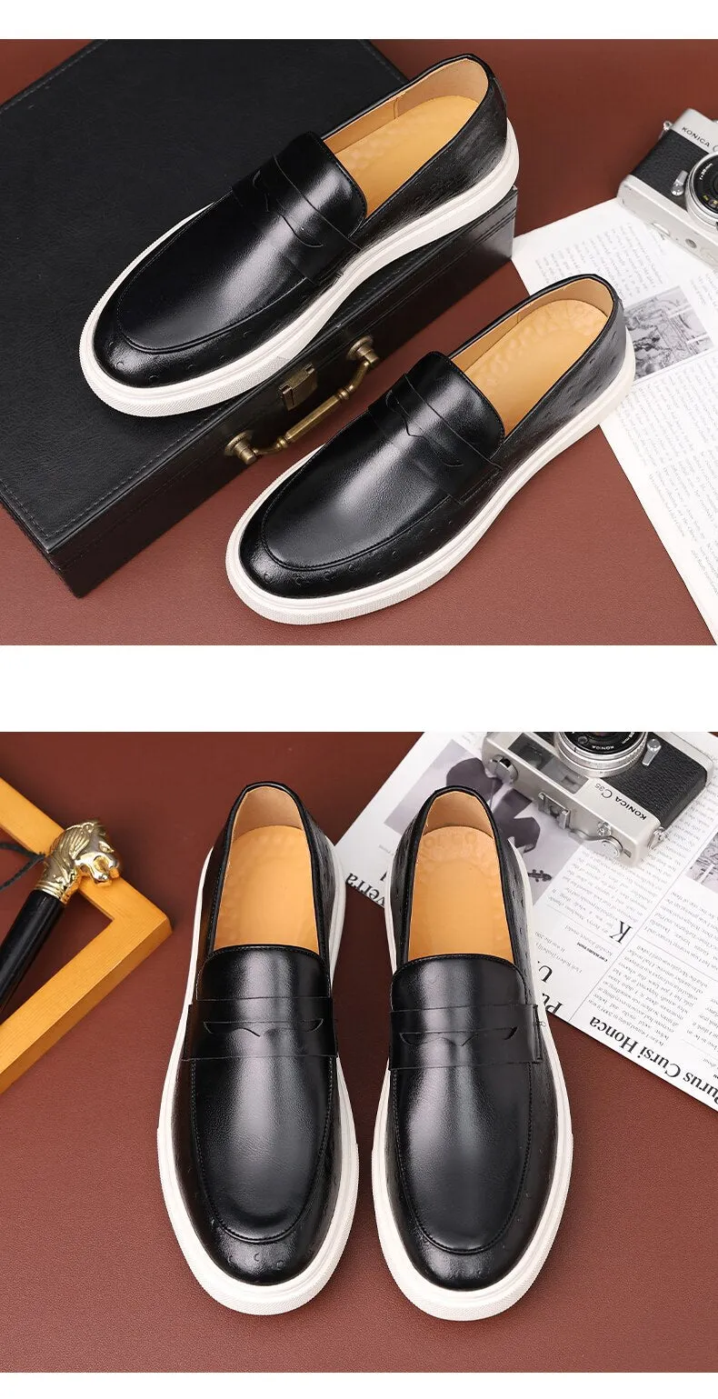 Men Sneakers Shoes Brown Slip-On Free Shipping Size 38-46 Zapatos De Hombre Men Shoes - MCS50326