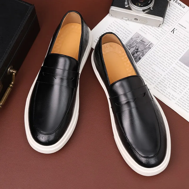 Men Sneakers Shoes Brown Slip-On Free Shipping Size 38-46 Zapatos De Hombre Men Shoes - MCS50326