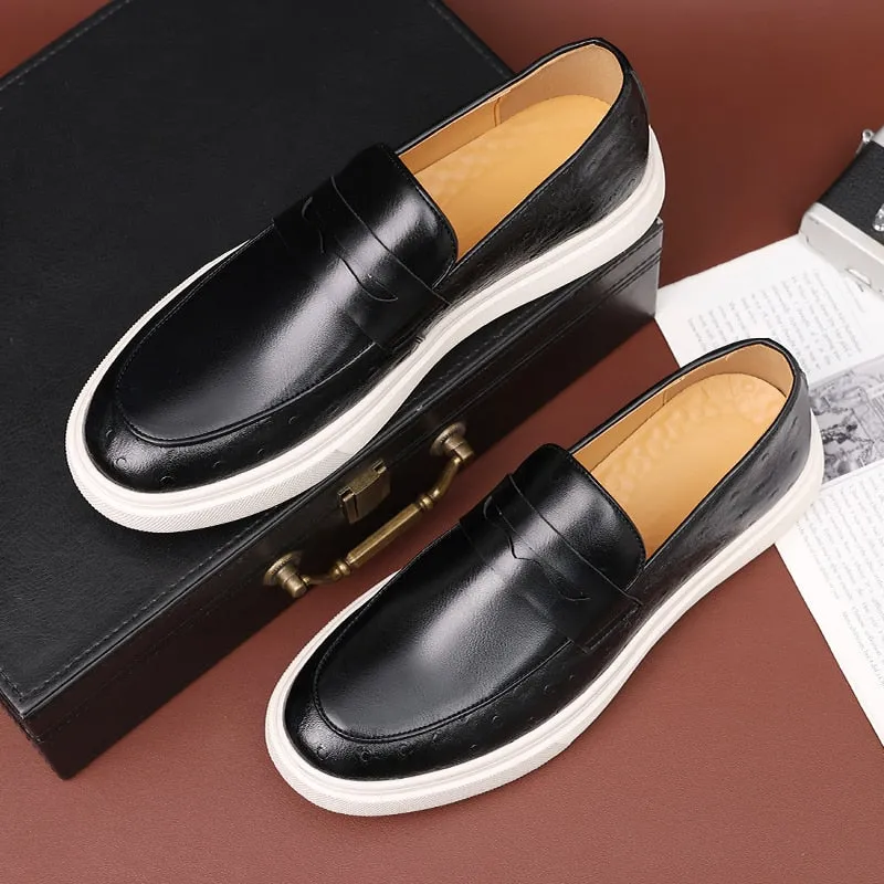 Men Sneakers Shoes Brown Slip-On Free Shipping Size 38-46 Zapatos De Hombre Men Shoes - MCS50326