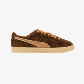 mens puma clyde x harris tweed (chamomile/caramel latte)