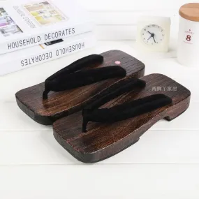 Men's Wooden Flip-Flops