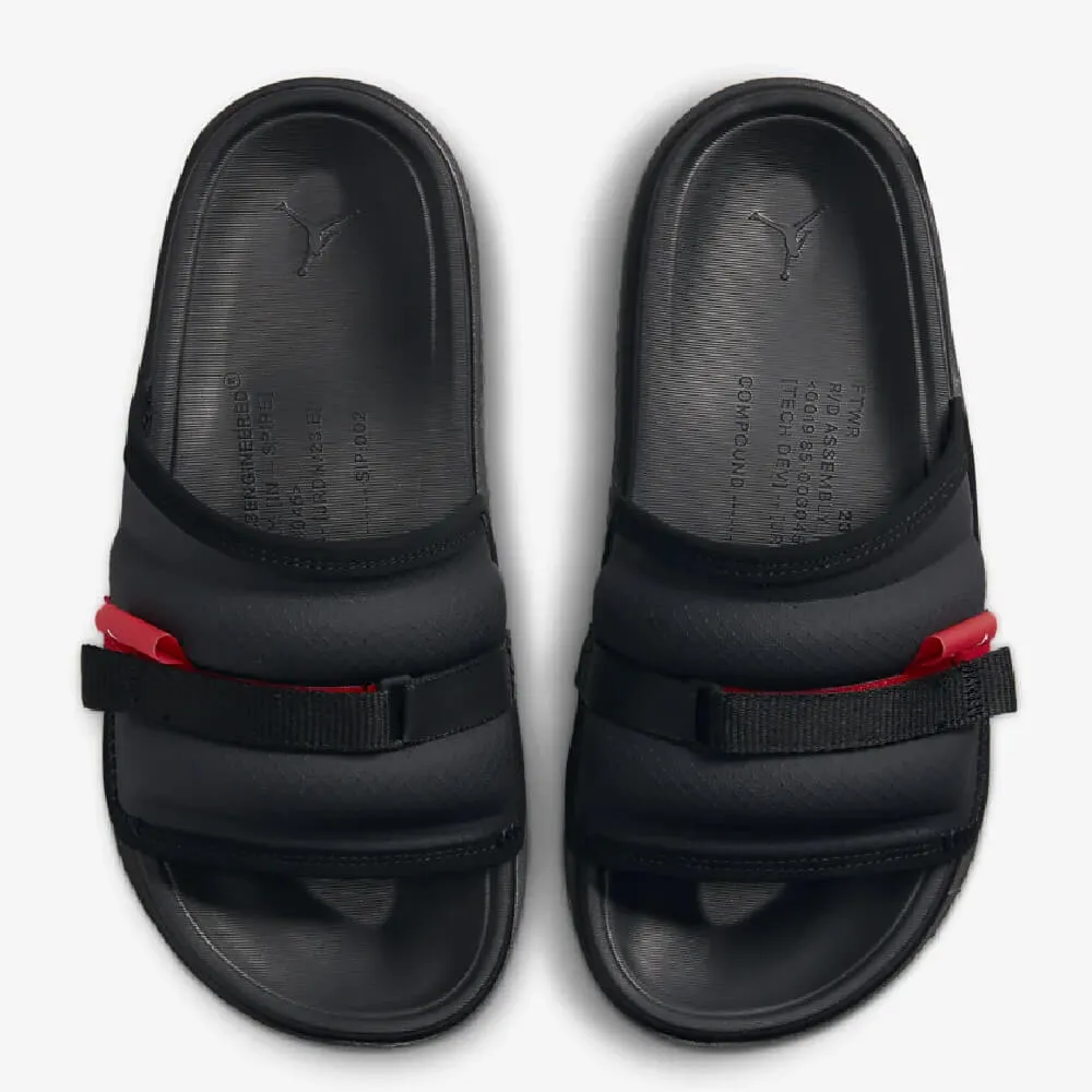 Nike Air Jordan Super Play Slides, black/red