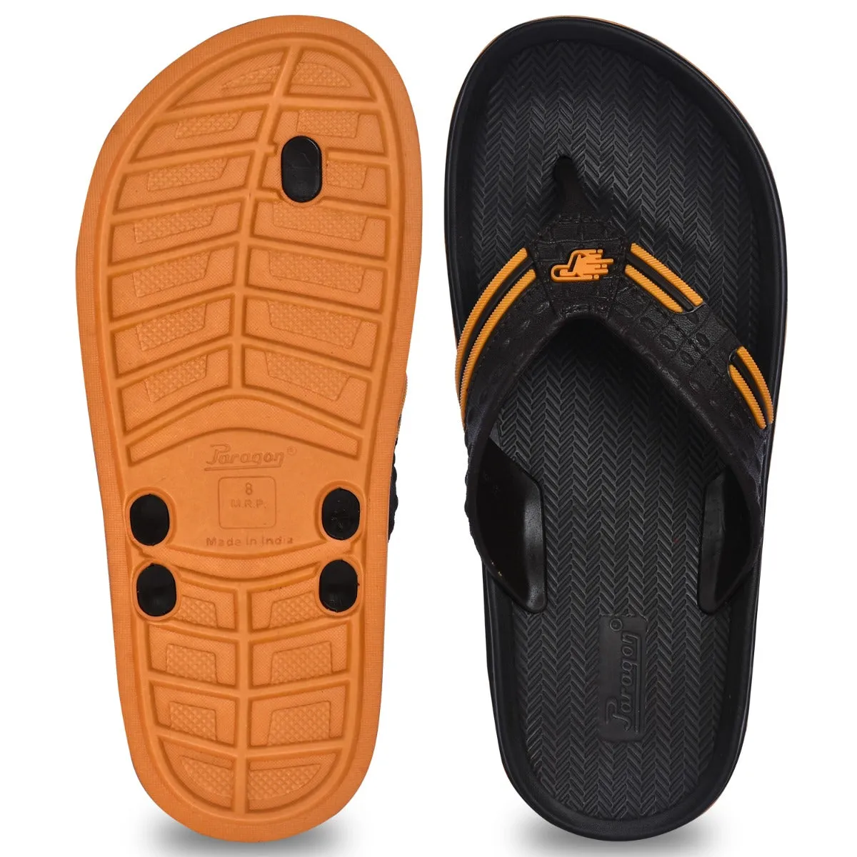 Paragon EVK3412G Men Stylish Lightweight Flipflops | Casual & Comfortable Daily-wear Slippers for Indoor & Outdoor | For Everyday Use