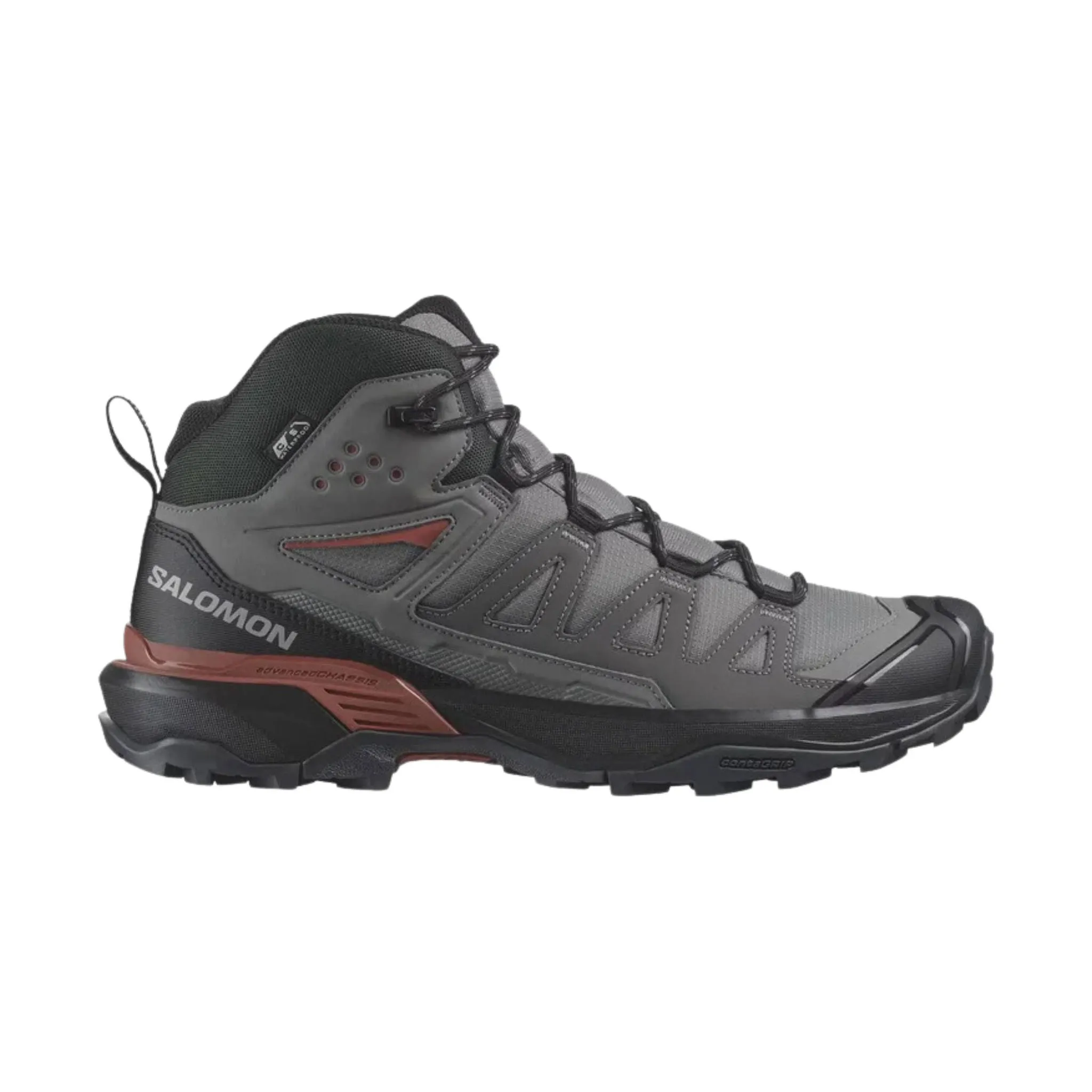 Salomon Men's X Ultra 360 Mid Climasalomon Waterproof Hiking Boots - Pewter/Black