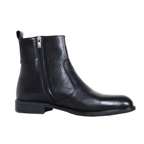 The Chiaro - Men's Italian Leather Dress Boots With Zipper (Signature)