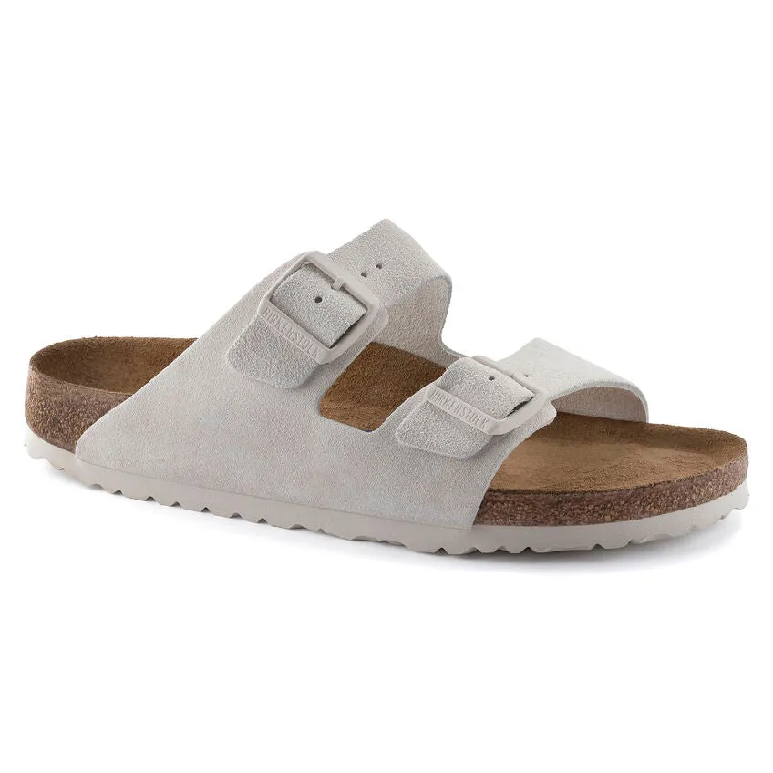 Unisex Birkenstock Arizona Soft Footbed 1024554 Color: Antique White