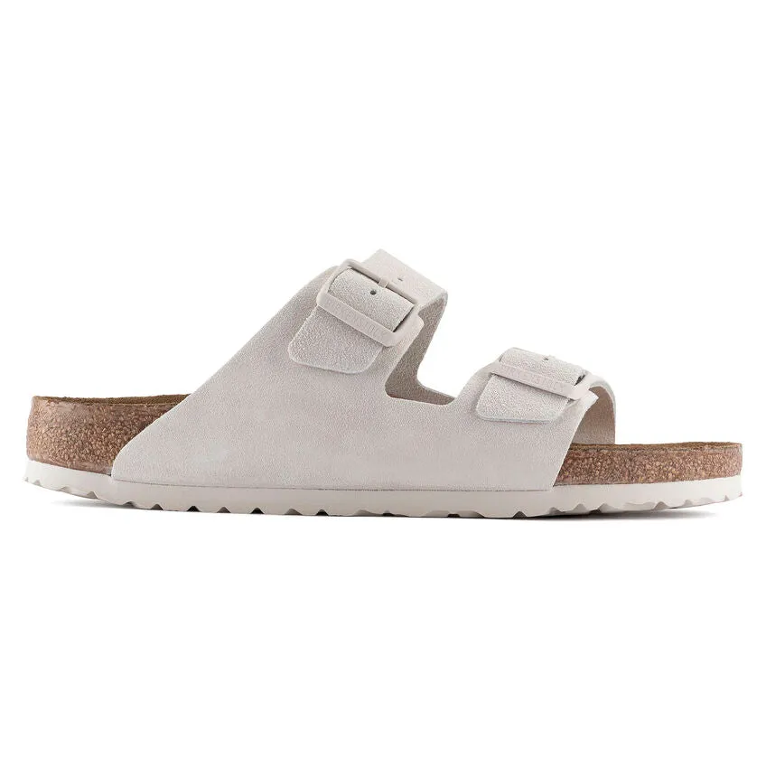 Unisex Birkenstock Arizona Soft Footbed 1024554 Color: Antique White