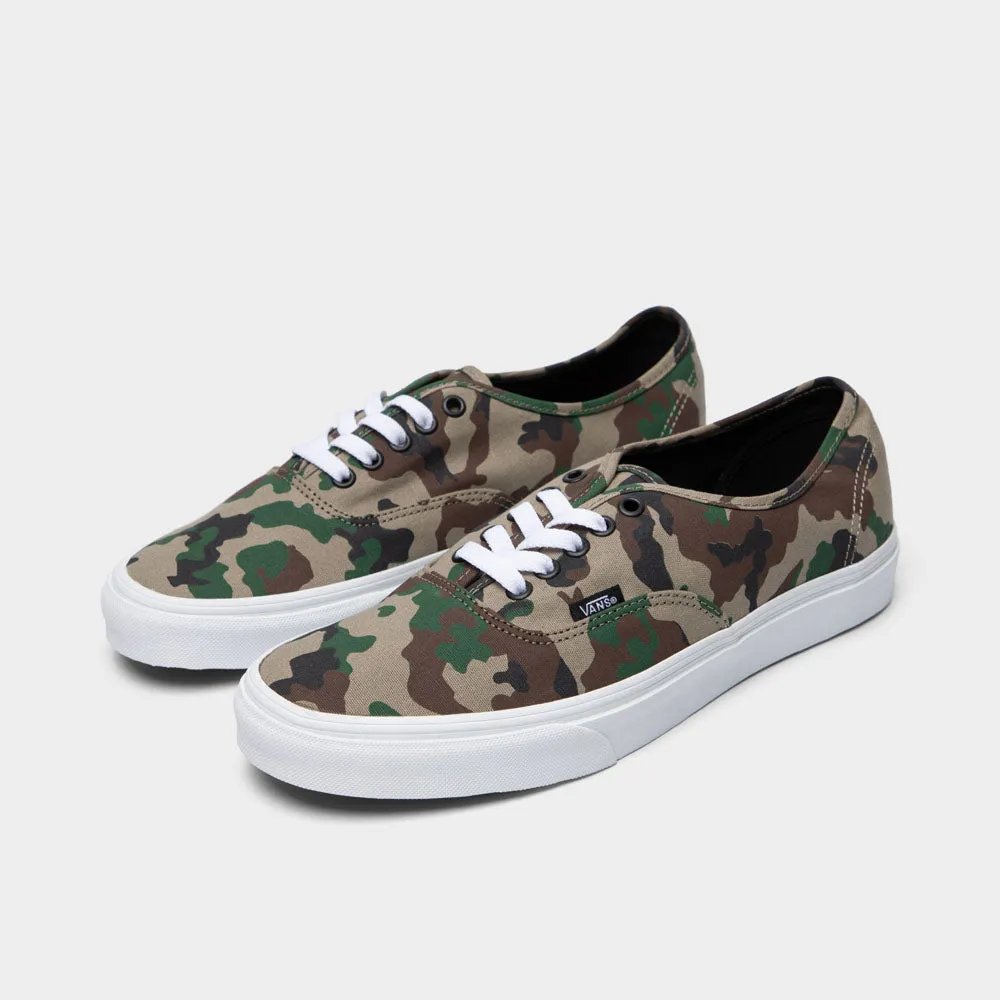 Vans Authentic Camo Olive / White