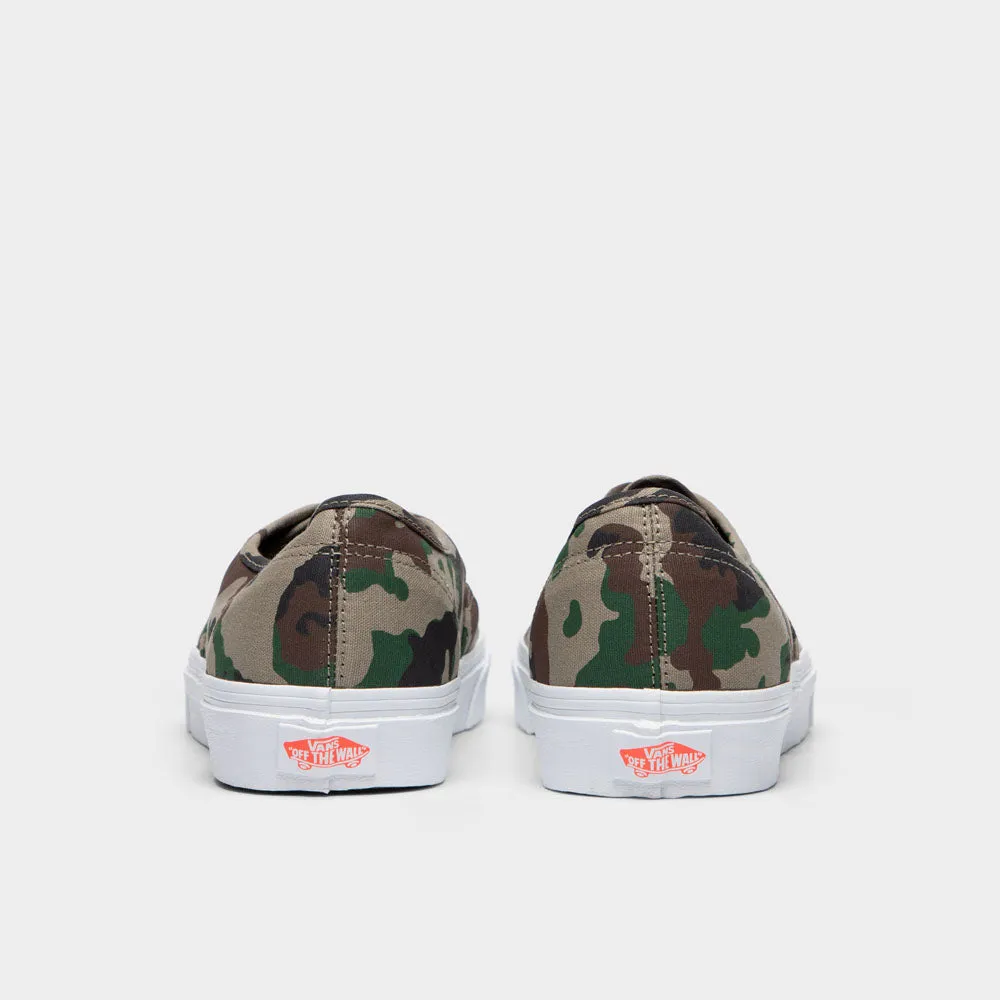 Vans Authentic Camo Olive / White