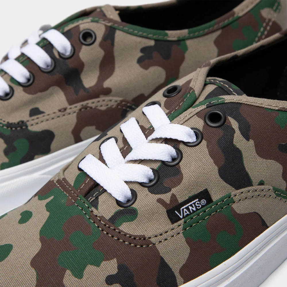 Vans Authentic Camo Olive / White