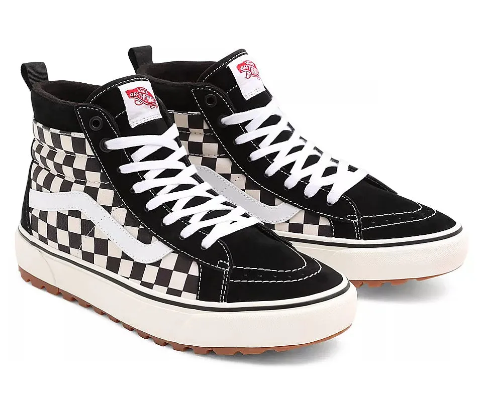 Vans Sk8-Hi MTE-1 Unisex Boots 2022 Black / White / Checkerboard