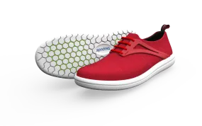 Wide Urban Flex Sneakers - Red