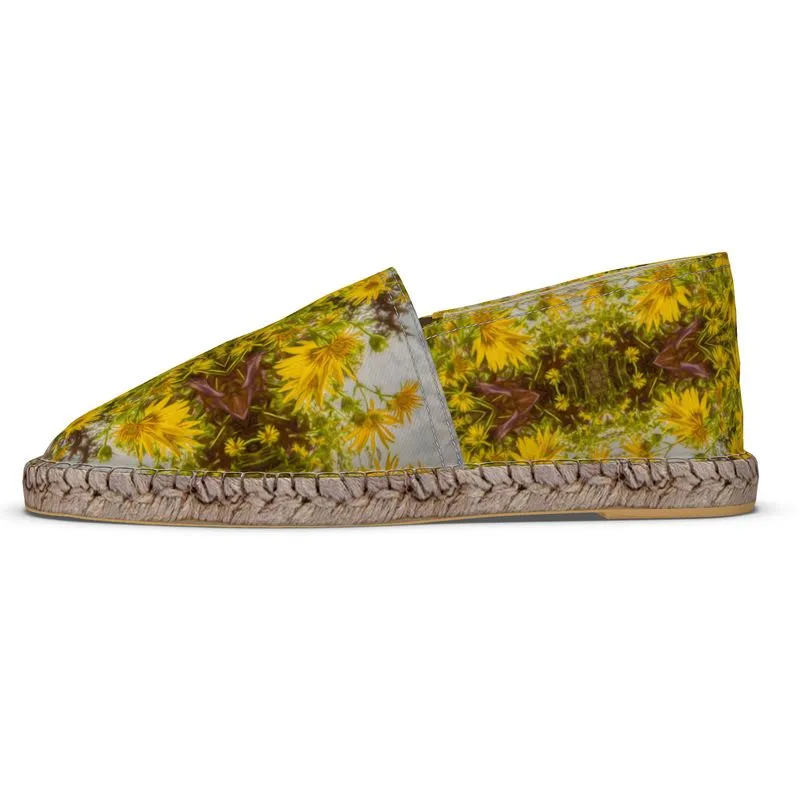 Yellow Bunches Custom Art Espadrilles