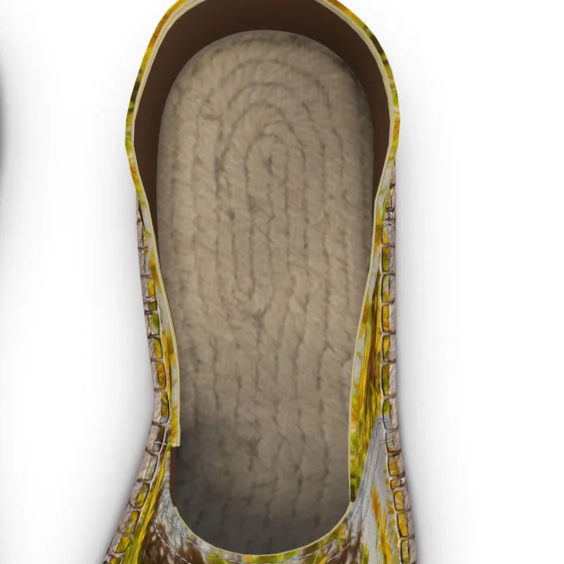 Yellow Bunches Custom Art Espadrilles